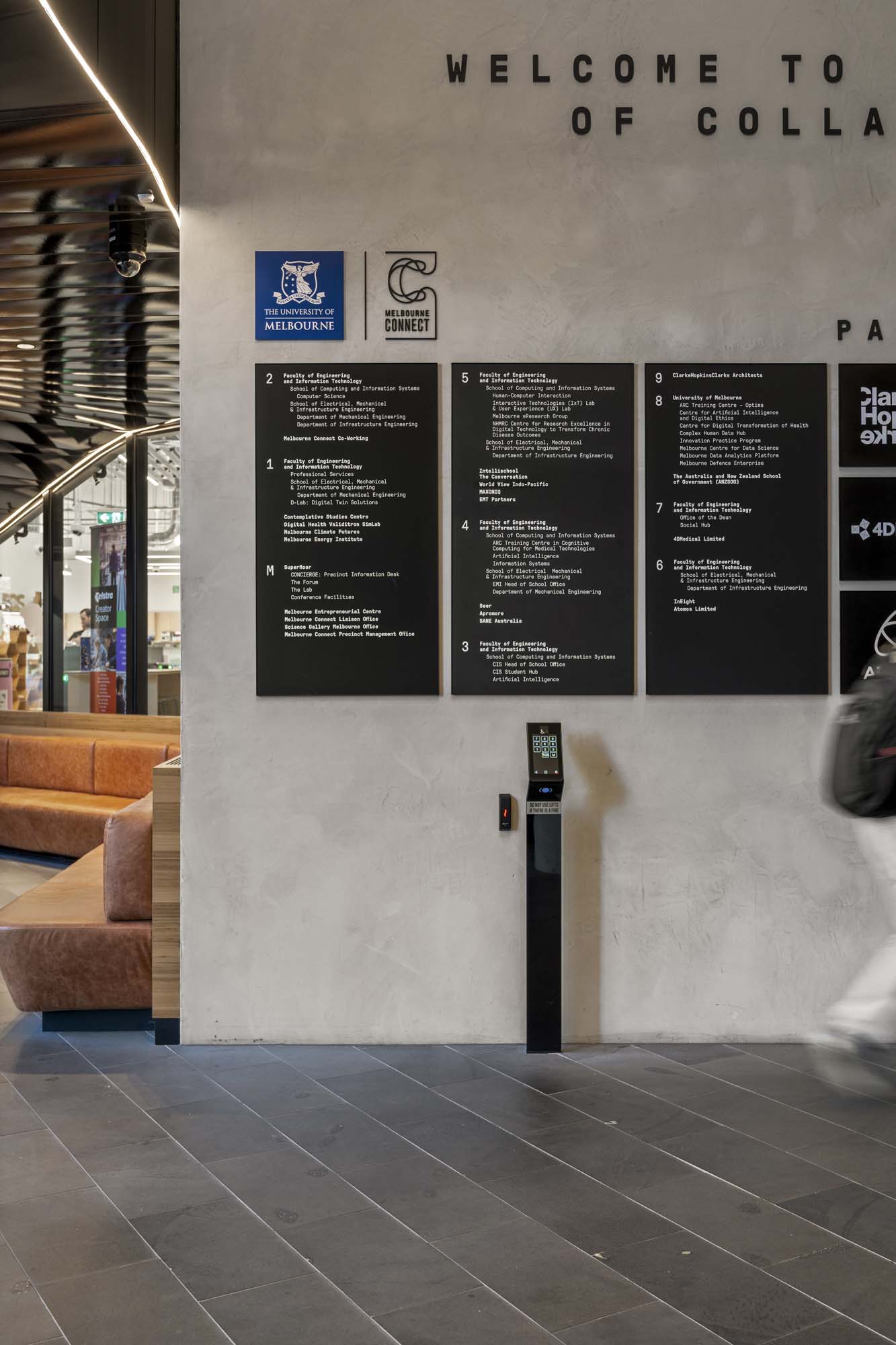 S2K signage installed at the University of Melbourne
