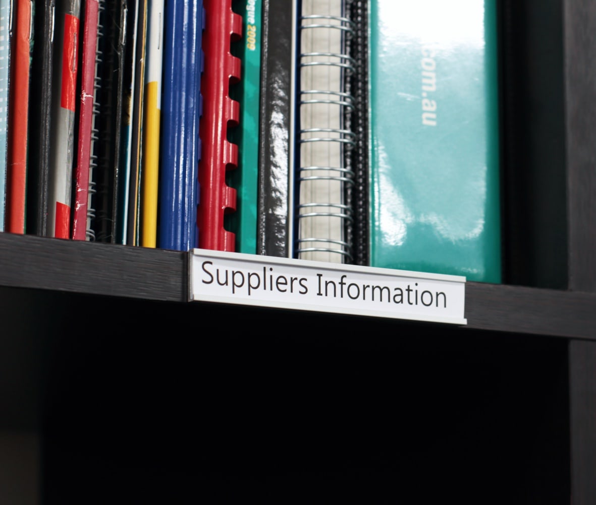 S2K InfoStrip aluminium labelling system